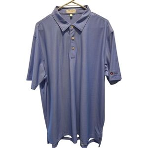 PETER MILLAR SUMMER COMFORT BLUE XL POLO SHIRT